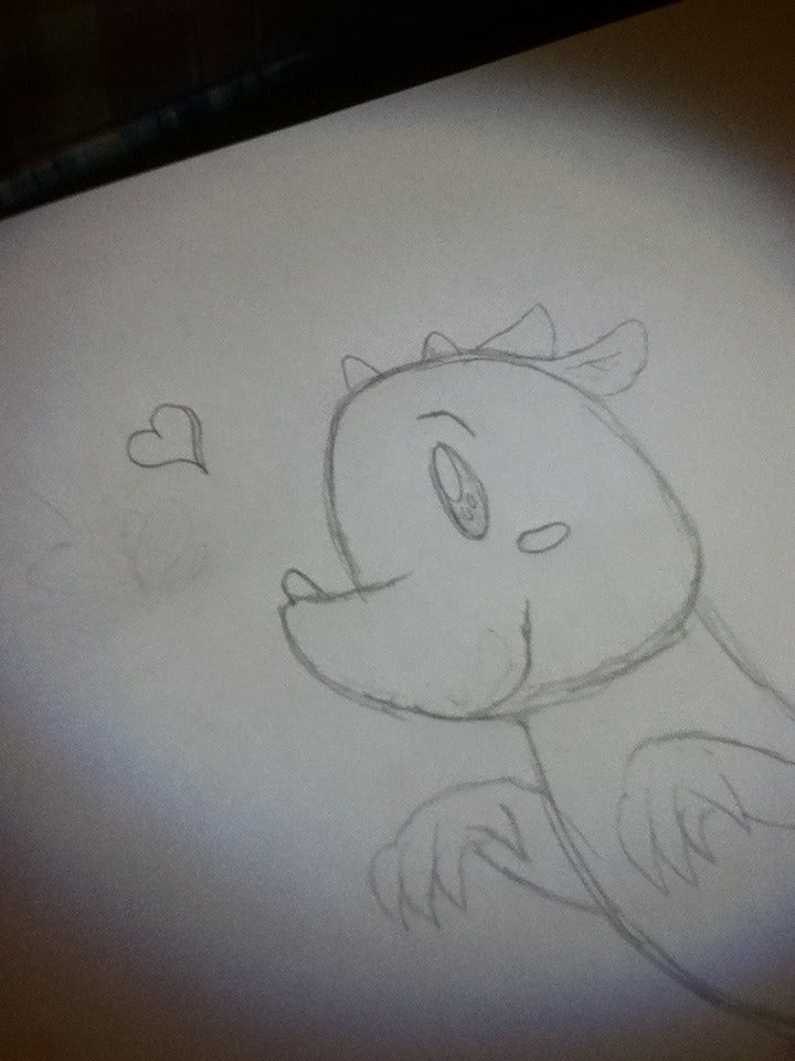 2 dragon drawings for leather work