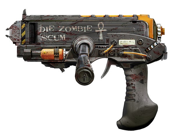 zombie electro death blaster gun