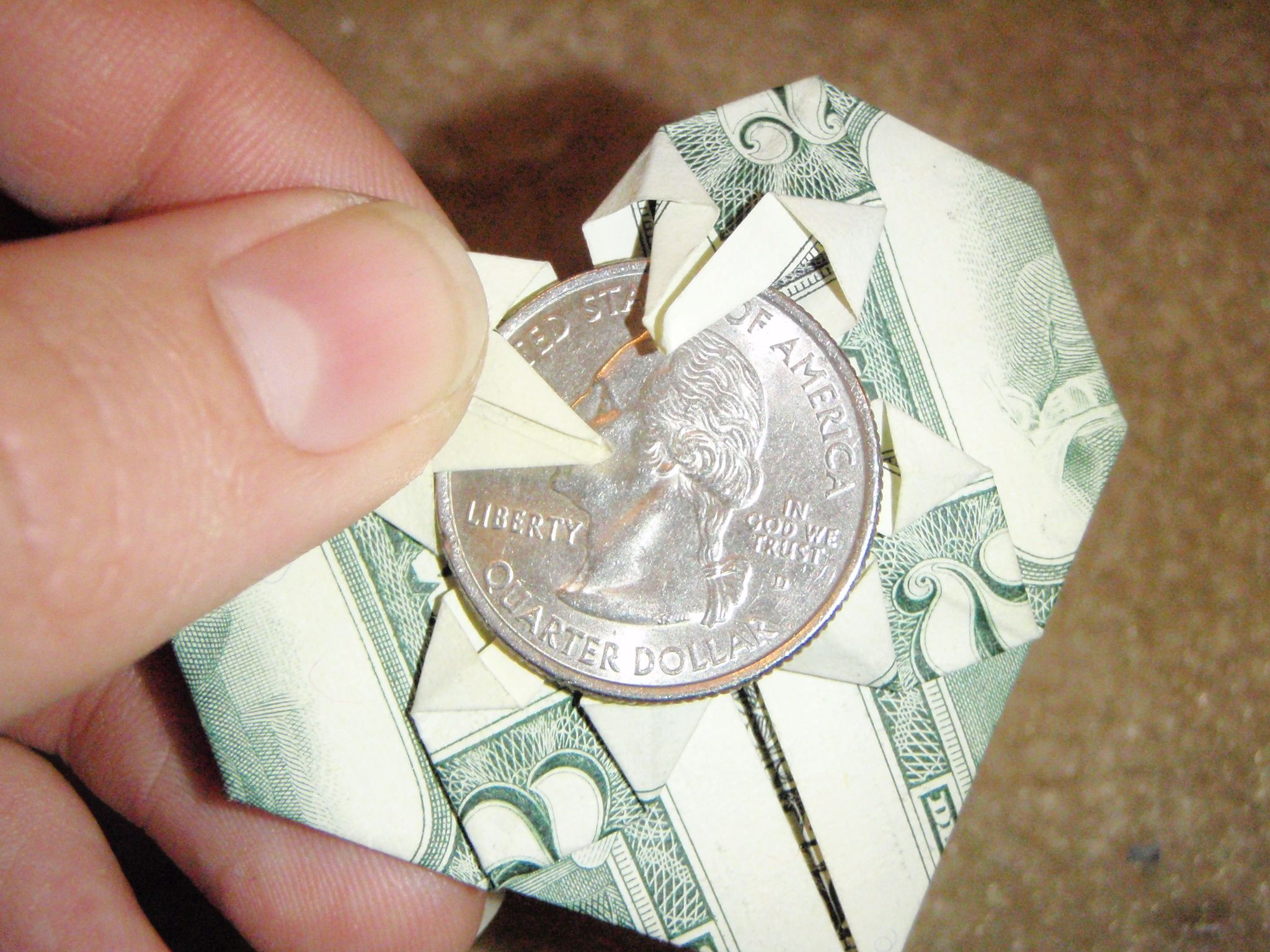 Dollar Bill Origami Heart : 8 Steps (with Pictures) - Instructables