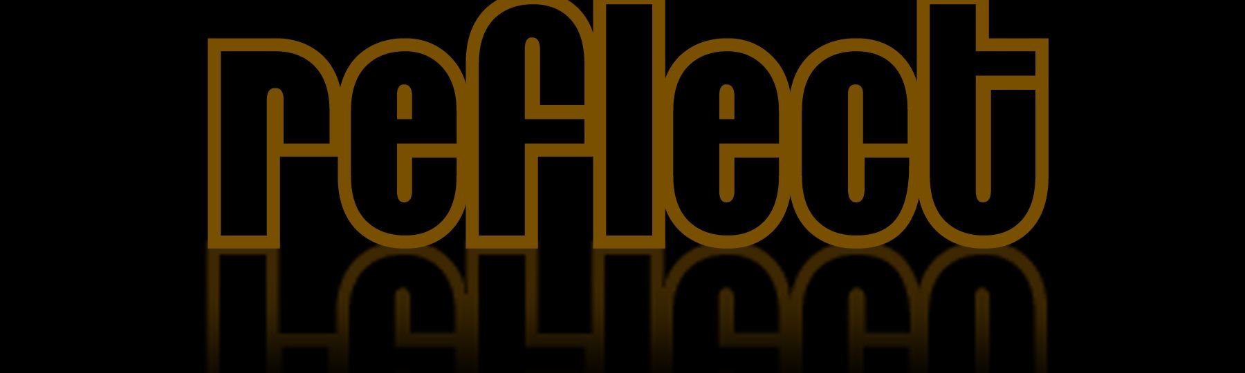 Reflecting Text in Photoshop