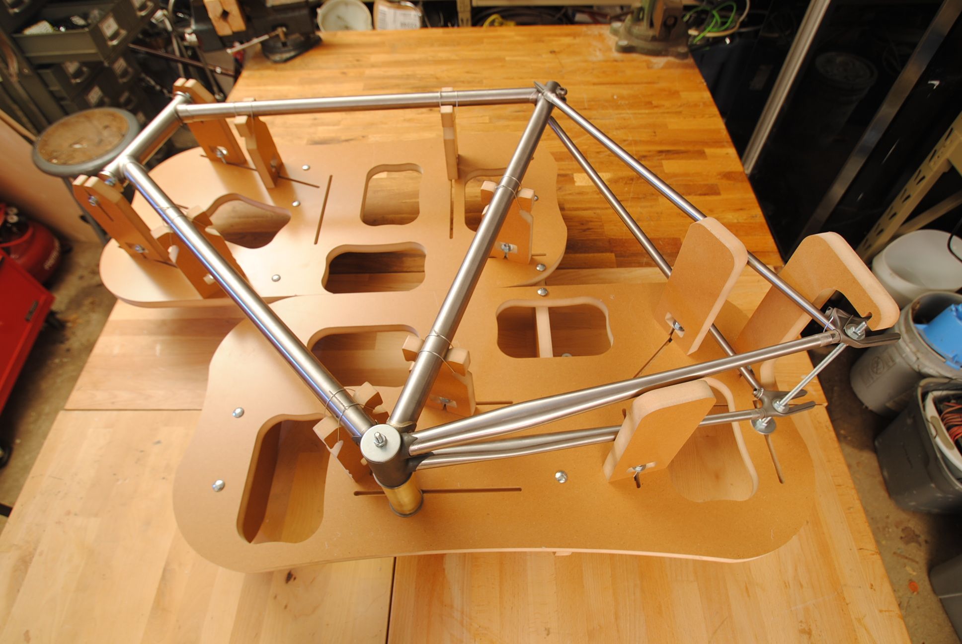 Building a Lugged Bicycle Using a CNC Routed Frame the Jiggernaut 11