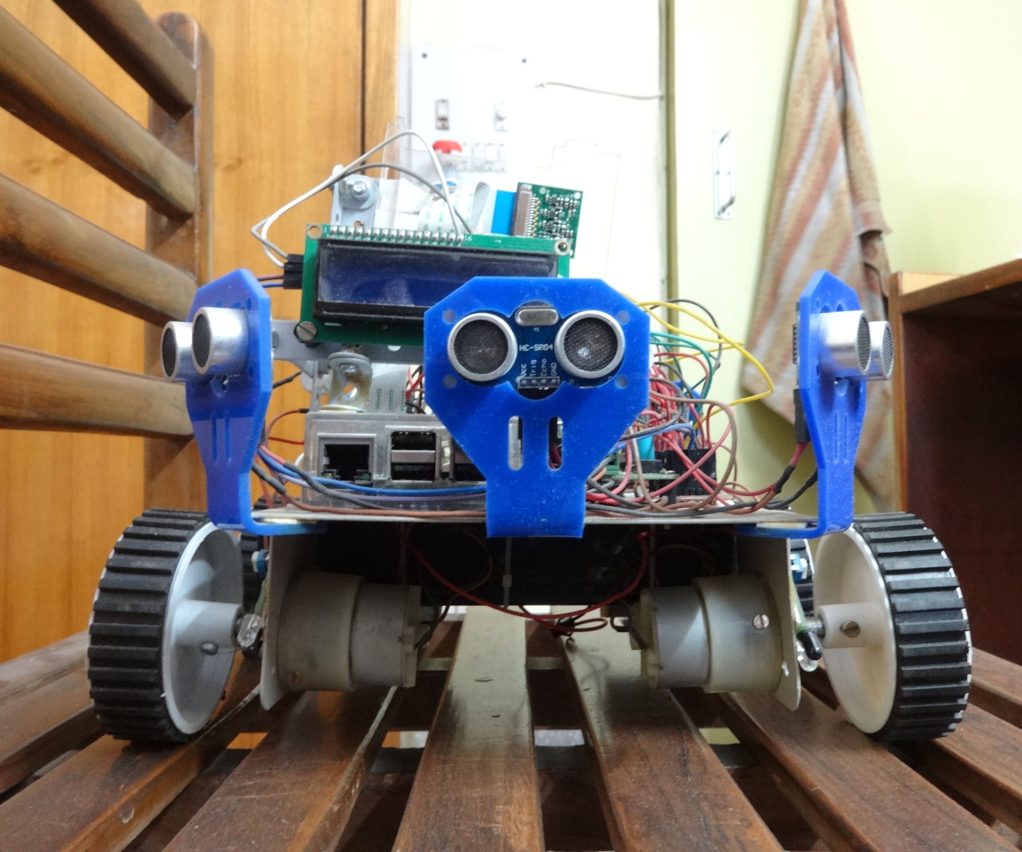 Add 6 Ultrasonic Distance Sensors to Existing Raspberry Pi Robot : 4 ...