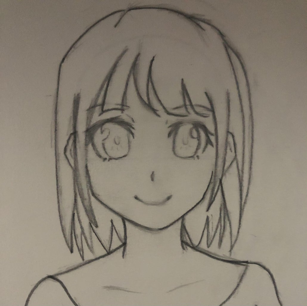 How To Draw: Anime Girl Face : 8 Steps - Instructables
