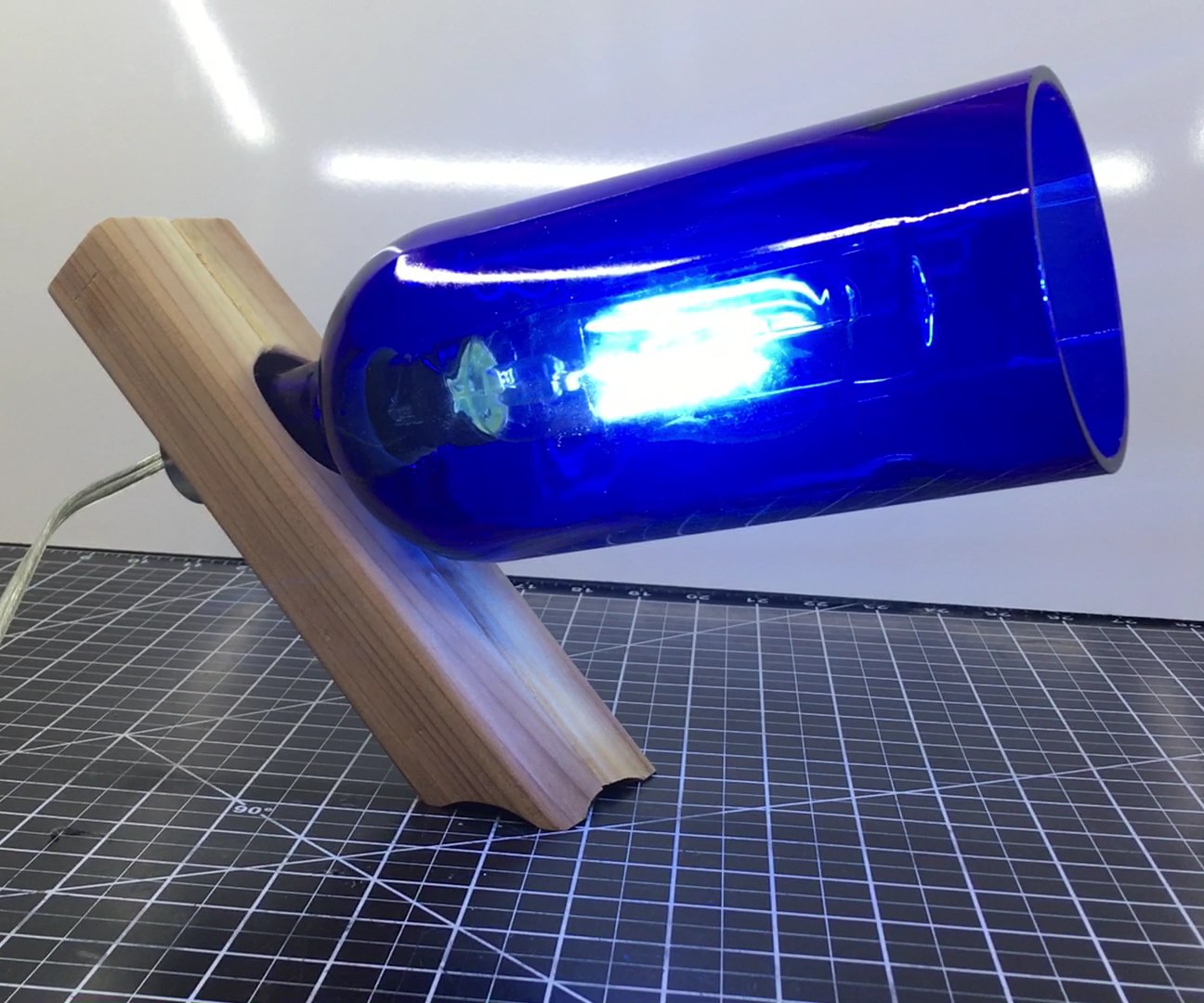 DIY guide for Make a Balancing Bottle Lamp with step-by-step instructions