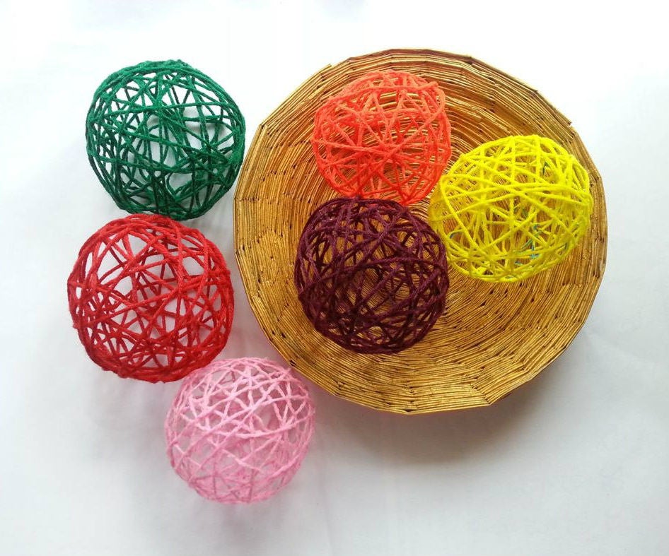 DIY Decorative Yarn Balls 4 Steps (with Pictures) Instructables