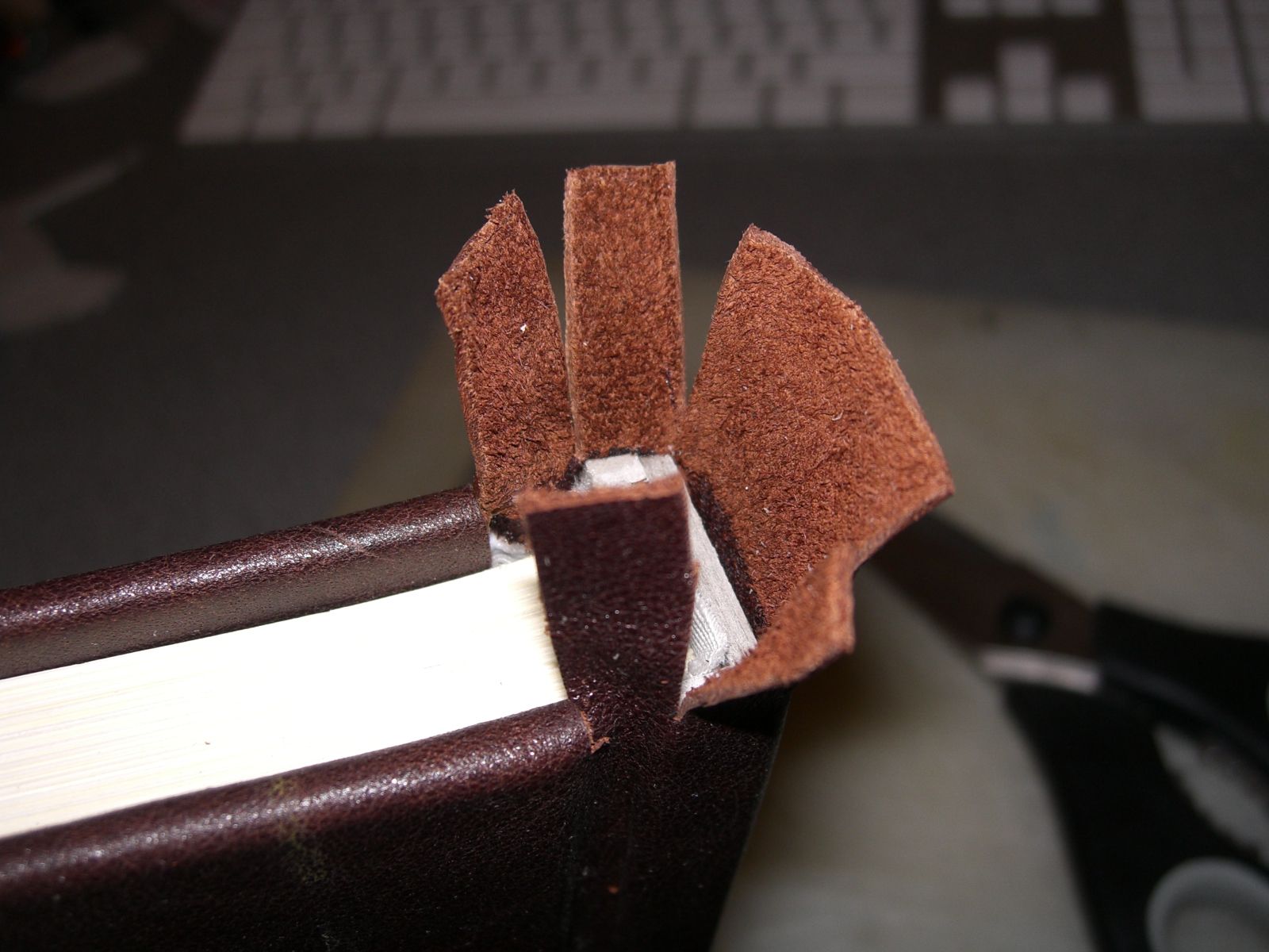 Simple Leather Book Binding Using Power Tools! BSG Edition. 10 Steps