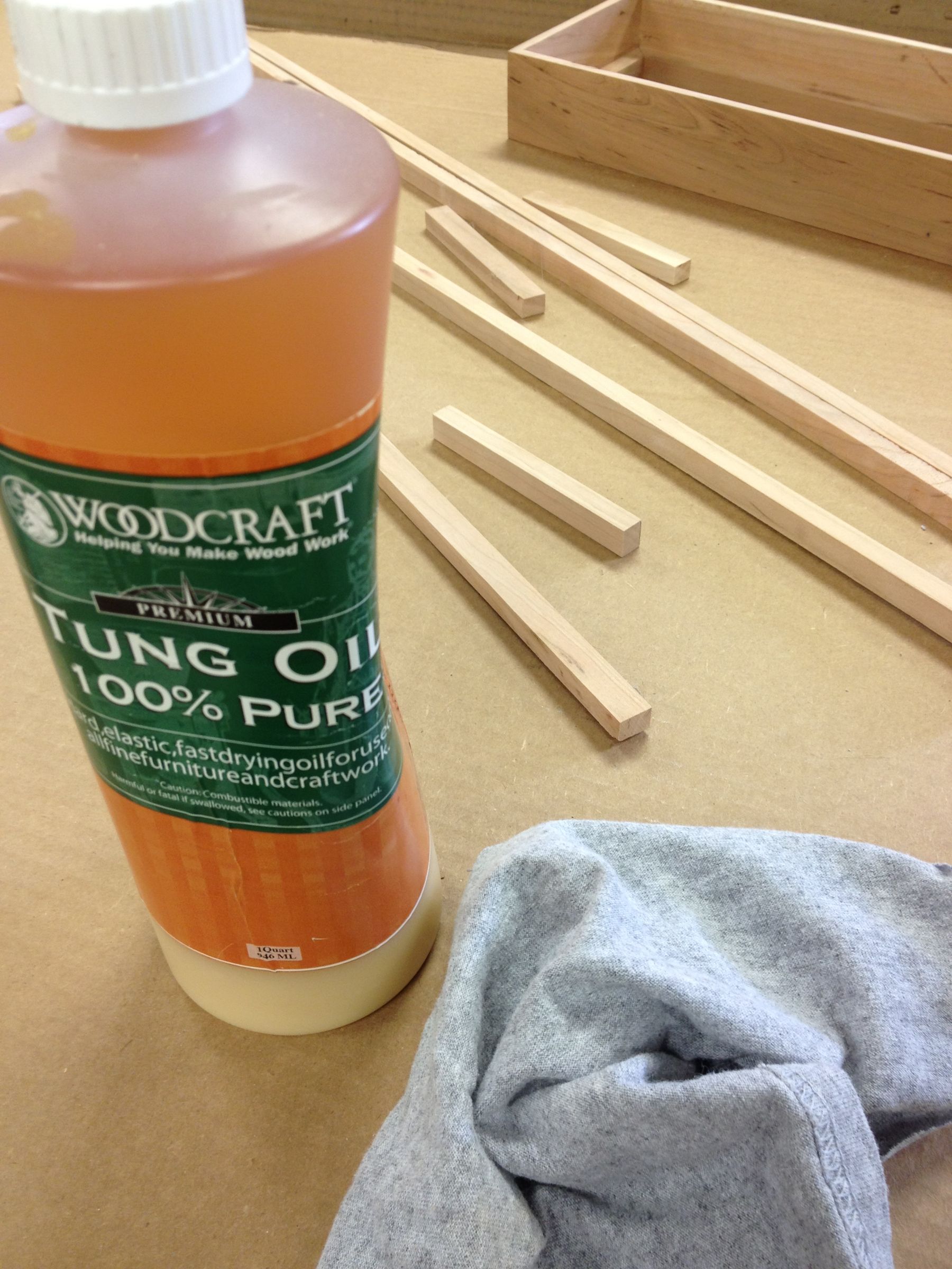 Finishing Wood With 100% Pure Tung Oil, Using the Hub at Techshop