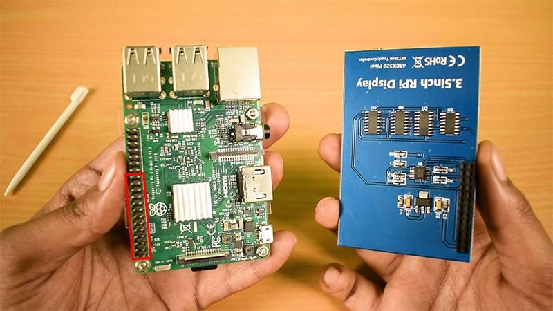 Raspberry Pi 4B/3B 3.5 Inch LCD Touch 