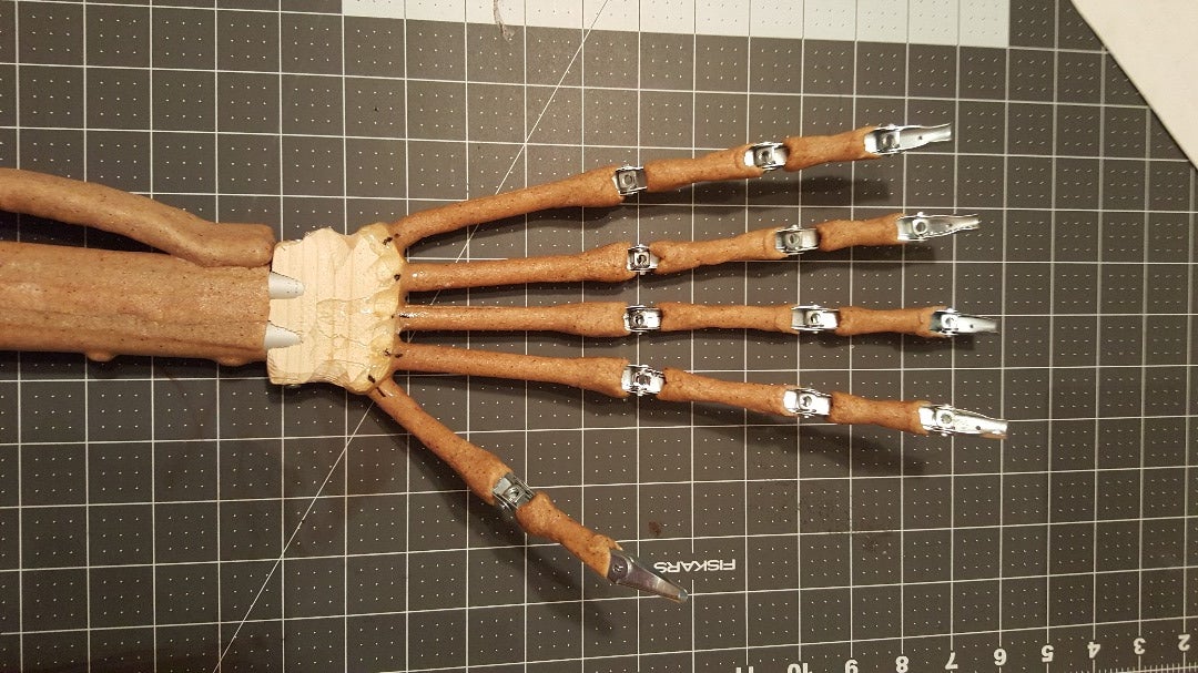 Articulated Skeleton Hand 7 Steps (with Pictures) Instructables