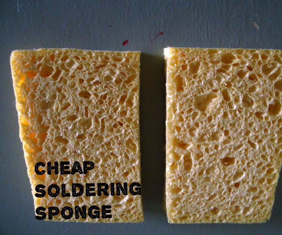Cheap Soldering Sponges Instructables