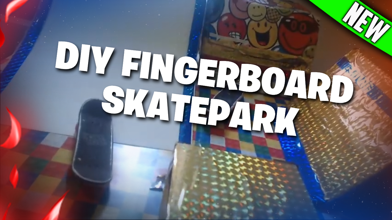 diy fingerboard skatepark
