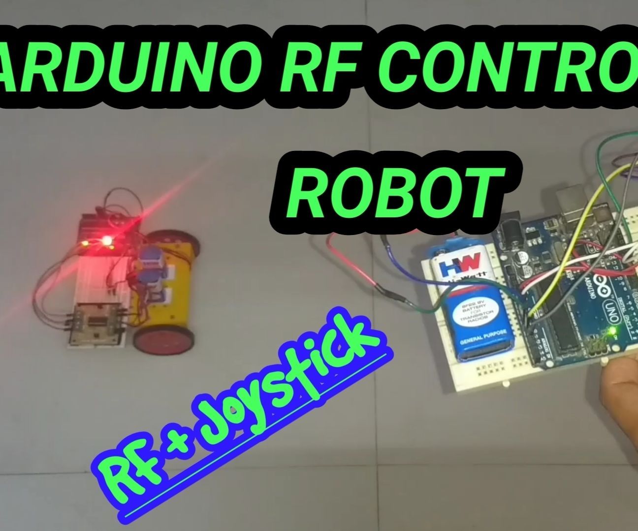 arduino based rf controlled robot