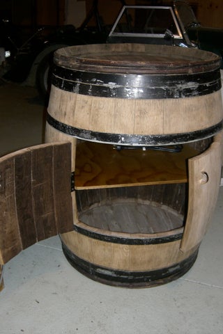 Convert A Wine Barrel Into Cabinet 10 Steps With Pictures Instructables Convert A Wine Barrel Into Cabinet, Wine Barrel Cabinet Plans