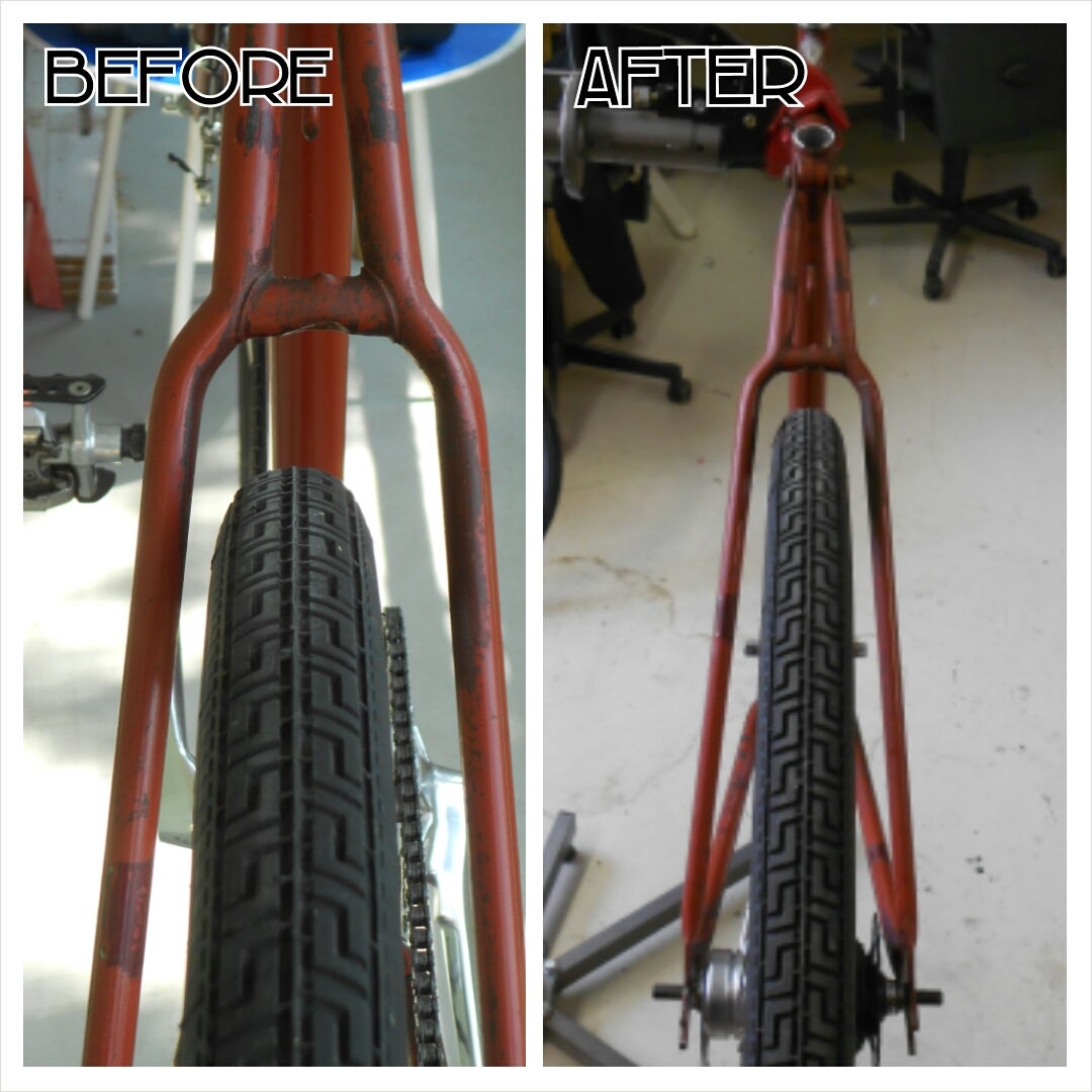 Spreading or Adjusting a Bicycle Frame 3 Steps Instructables