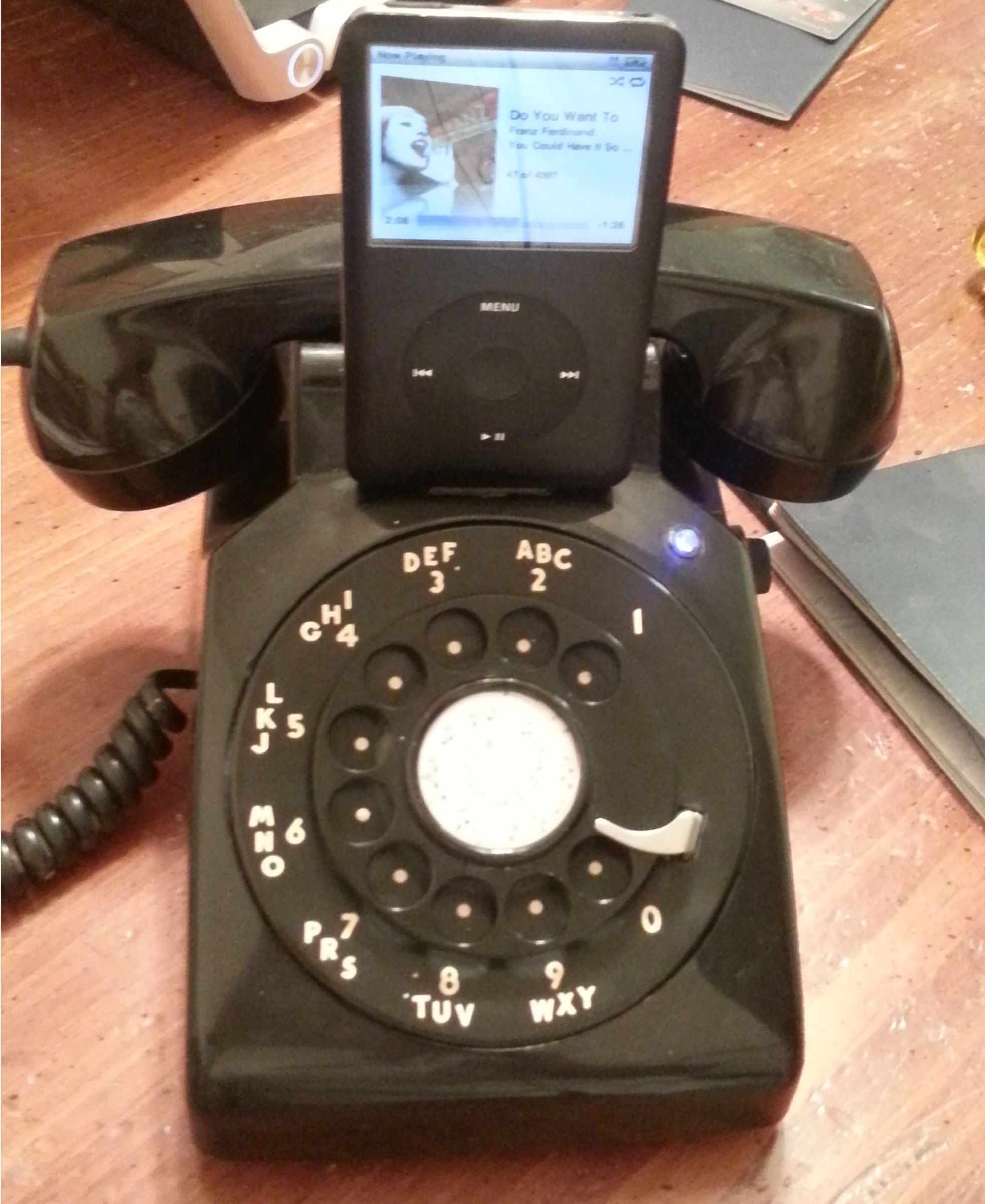 Rotary Phone IPod Dock