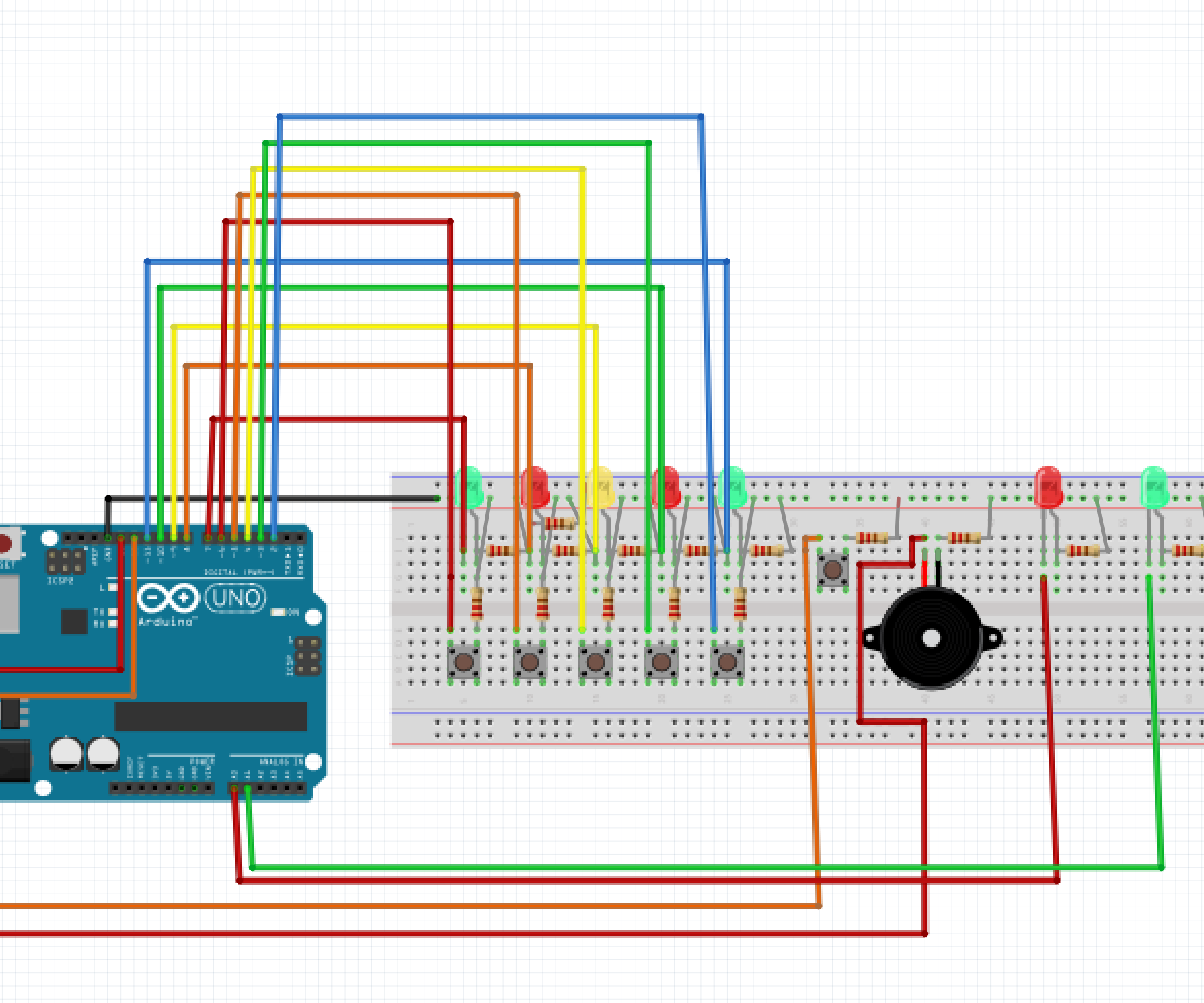 DIY guide for Arduino: Game Using LEDS with step-by-step instructions