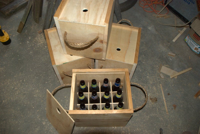 Wooden Beer Bottle Crate 14 Steps (with Pictures) Instructables