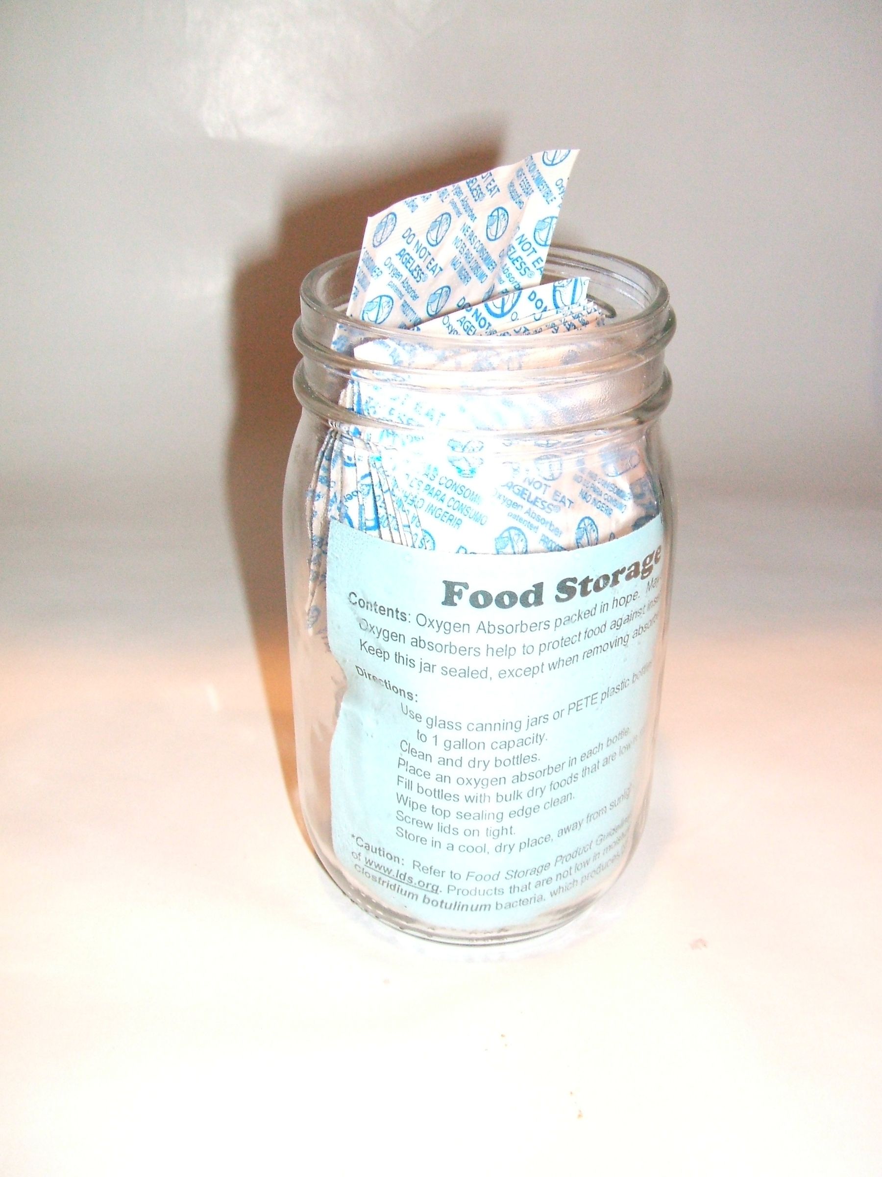 Storing Bulk Dry Foods in PETE Bottles Using Oxygen Absorbers 7 Steps