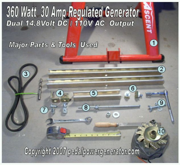 440 Watt Regulated Pedal Power Bicyle Generator For Ipod Cell Phone Portable Tv Or Dvd Player 45 Steps With Pictures Instructables