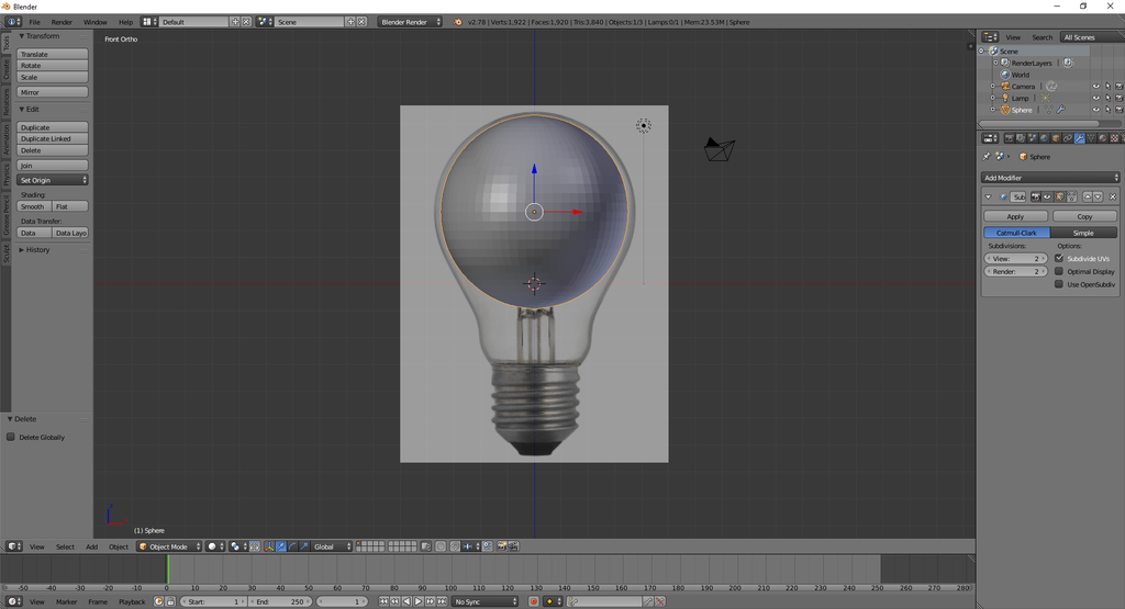 Modeling And Rendering A Light Bulb In Blender 7 Steps With Pictures Instructables Modeling And Rendering A Light Bulb In Blender 7 Steps With Pictures Instructables