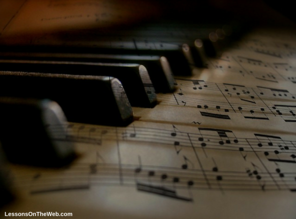 A beginner-friendly infographic showing how to read sheet music