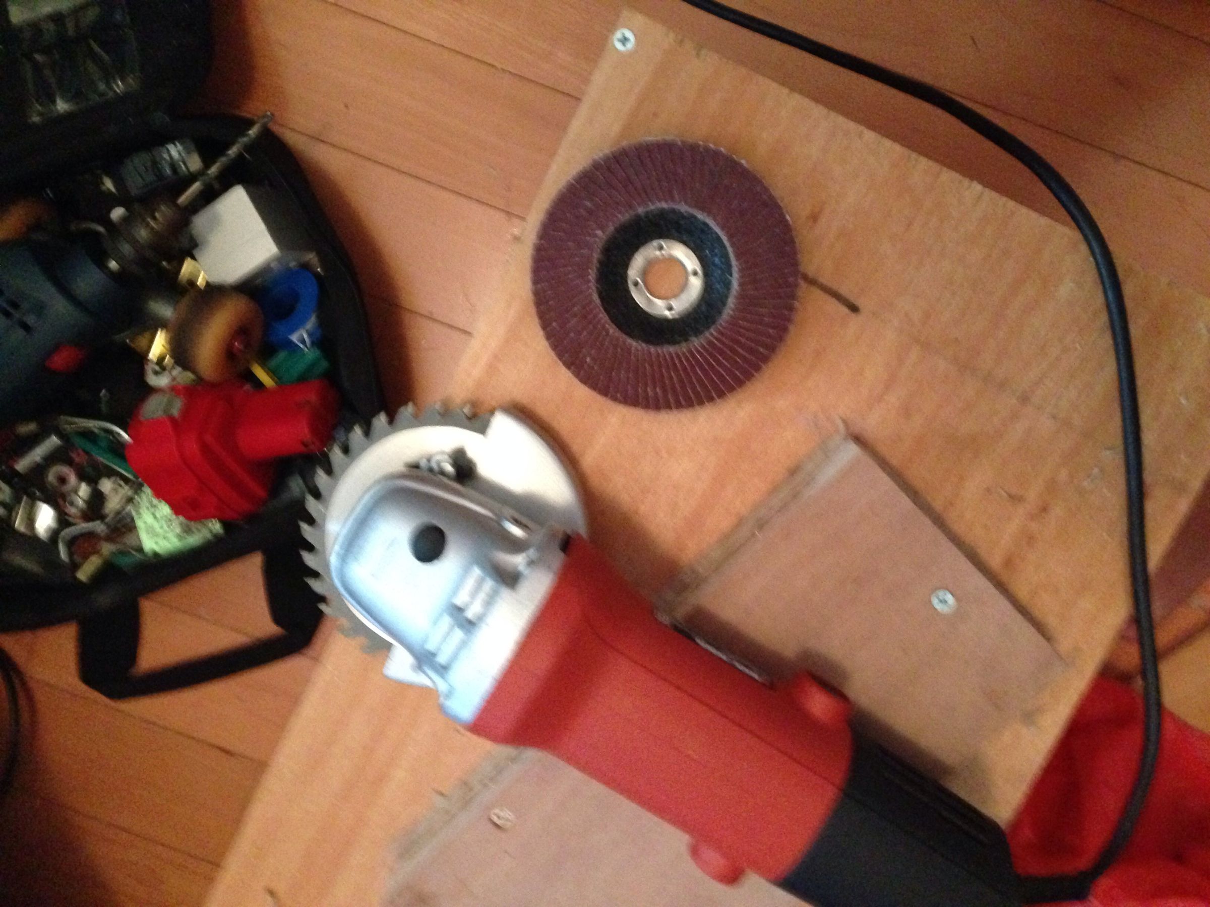 Make a Portable Disc Sander/table Saw 
