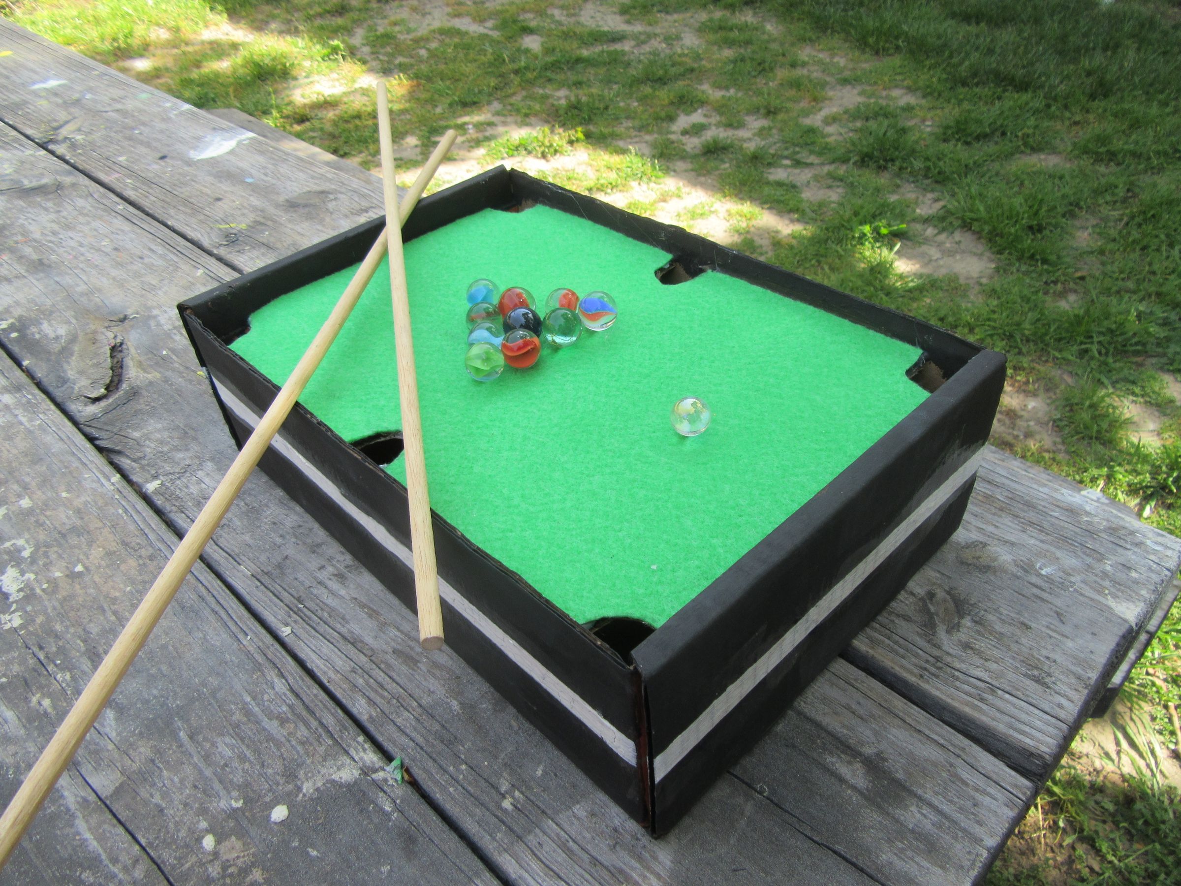 Mini Pool Table Top Game 7 Steps (with Pictures) Instructables