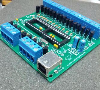 24 Channel USB Connected LED Controller, Upto 1A Per Channel : 12 Steps ...
