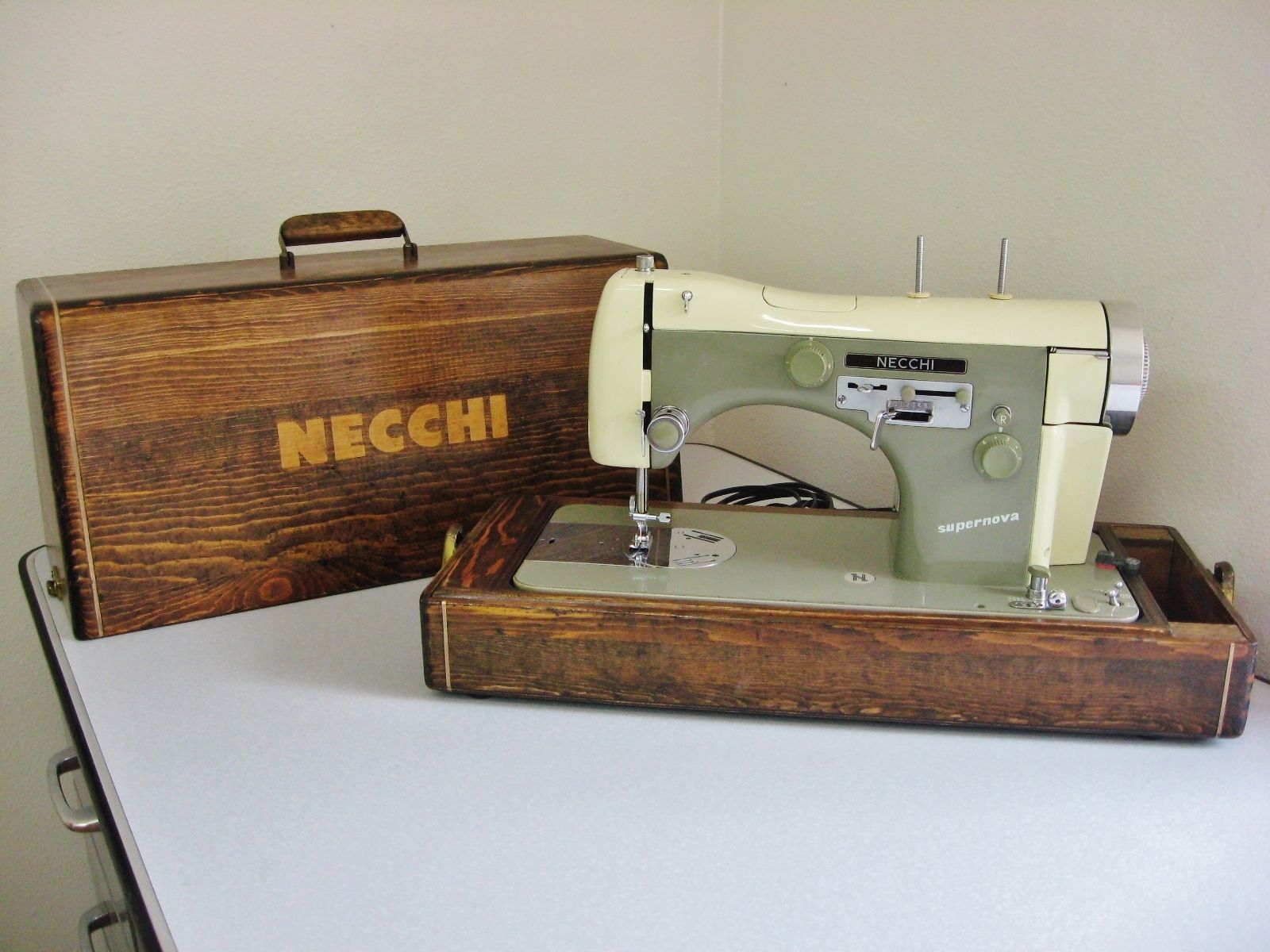 old sewing machine case