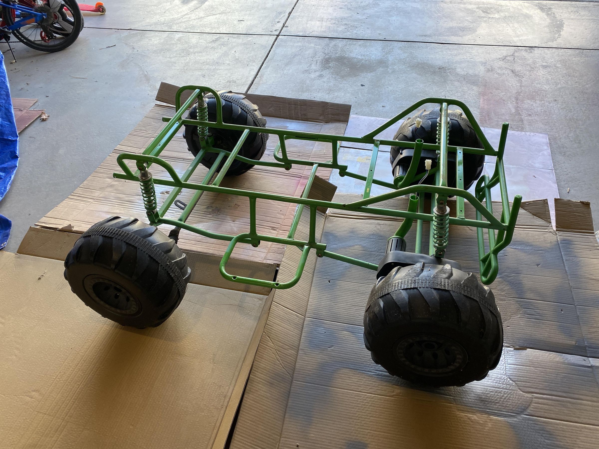 Monster Fire Truck From Salvaged Grave Digger Power Wheel 8 Steps