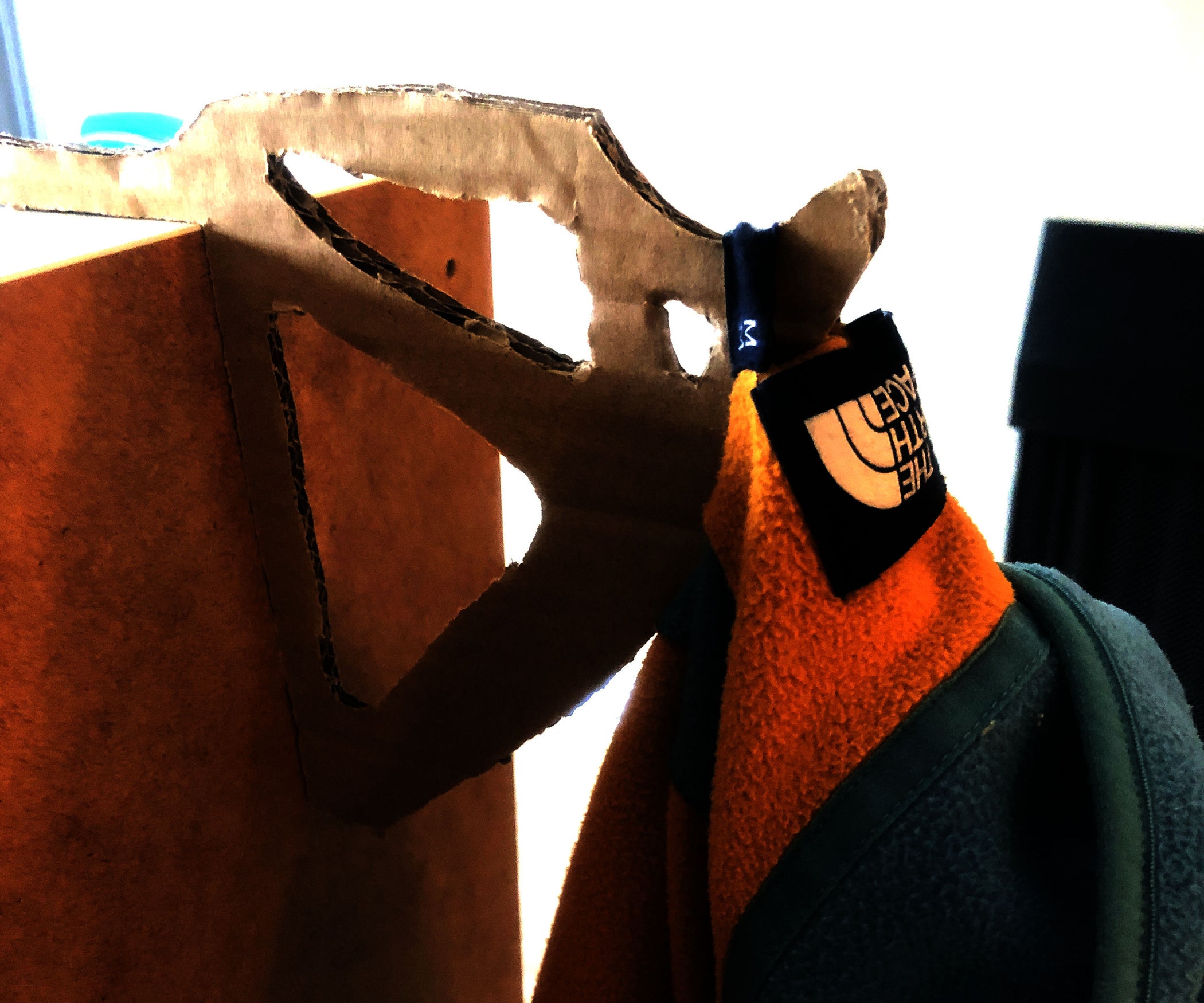 Cardboard Door/cubical Coat Hanger 4 Steps Instructables