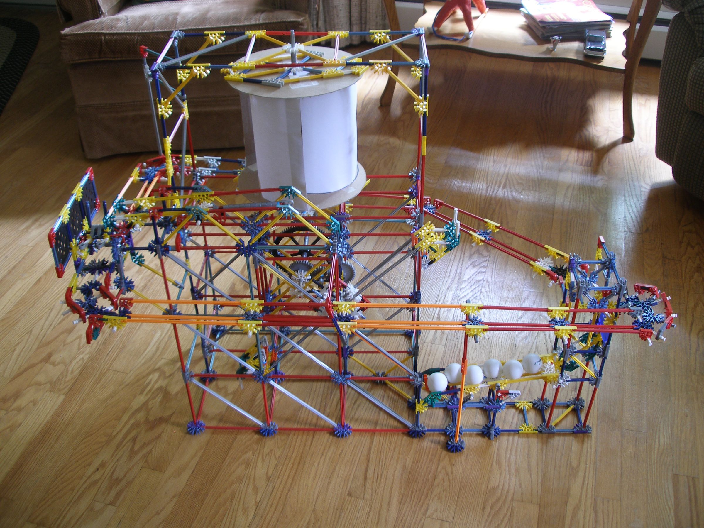aeolus - wind powered knex ball machine DIY Project DIY Project Image
