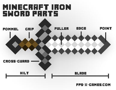 The Ultimate Minecraft Sword 3 Steps With Pictures Instructables
