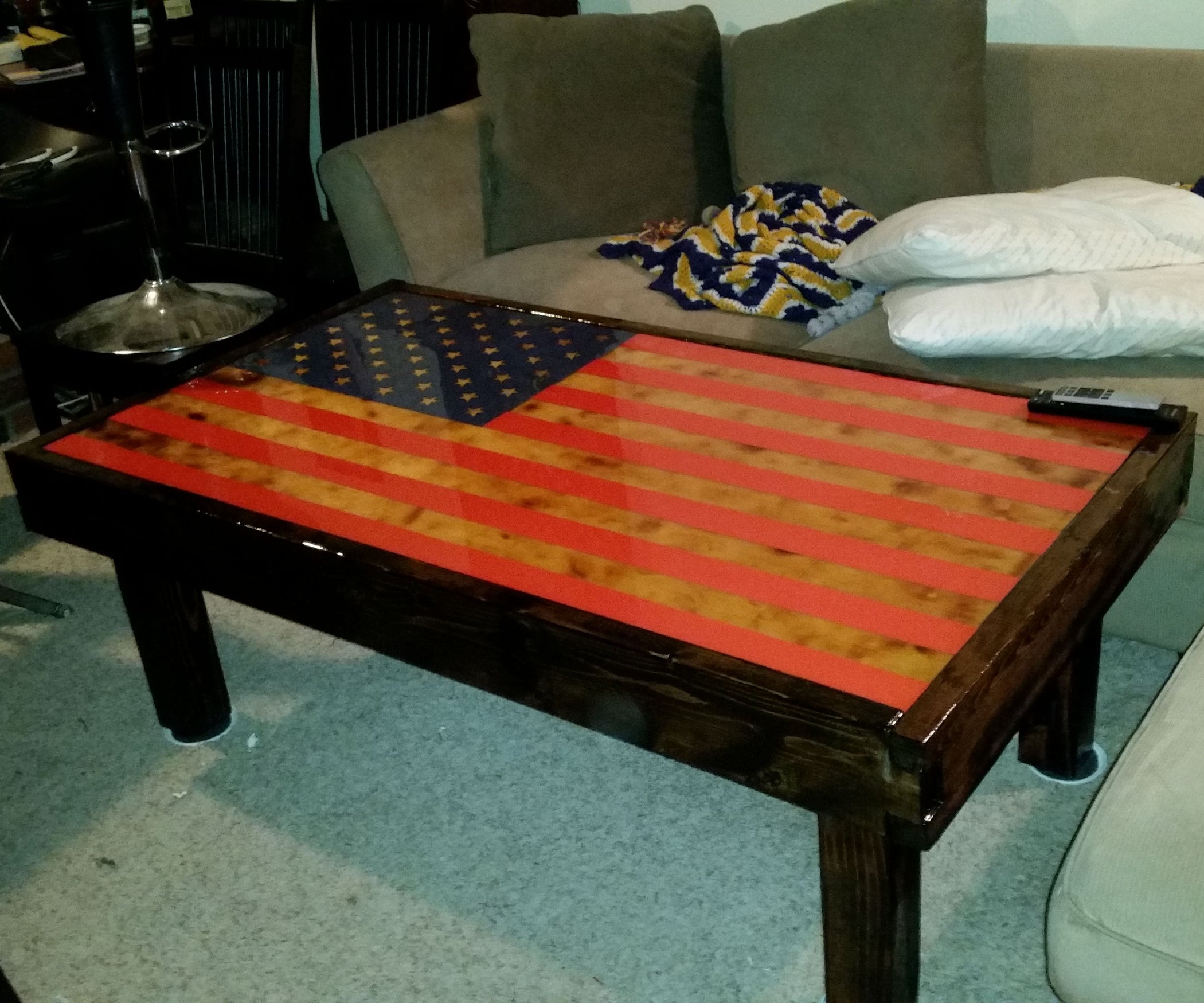 American Flag Coffee Table 10 Steps (with Pictures) Instructables