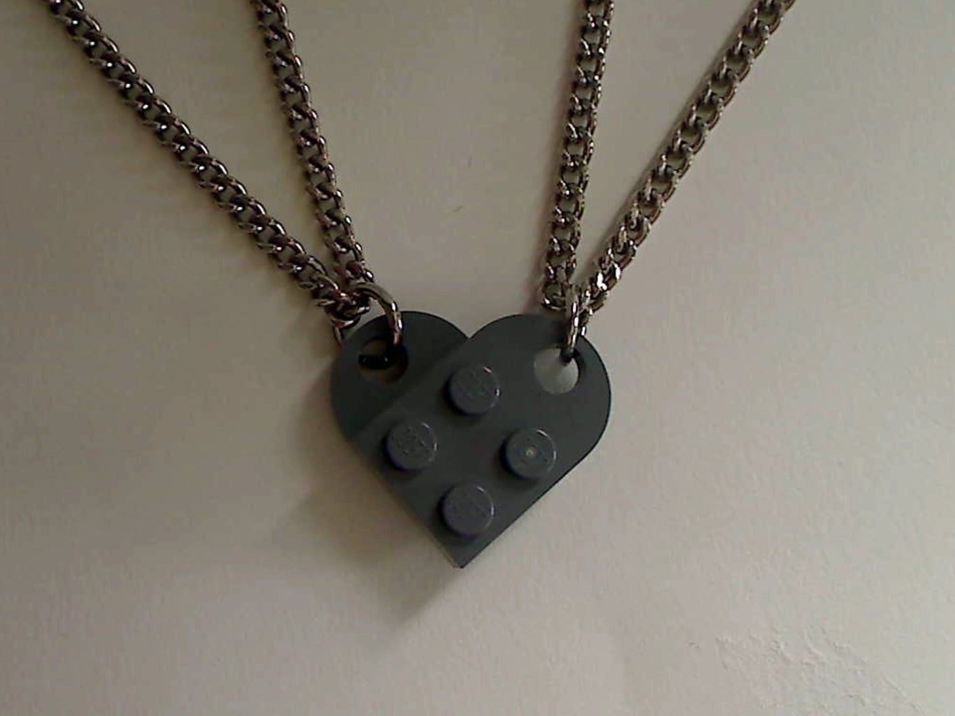 Lego interlocking heart pendants Clearance
