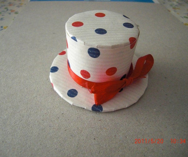 Easy Peasy Cute Pillbox Hat - Recycled, Too!