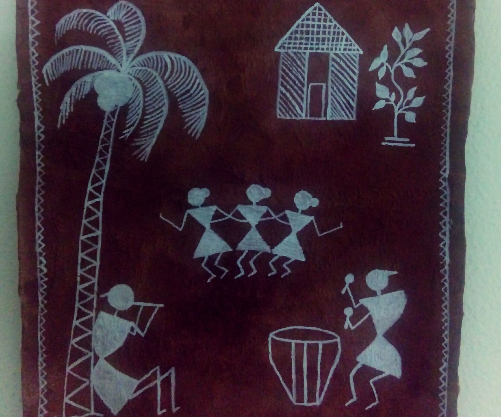 DIY Warli Painting Wallpiece 6 Steps (with Pictures) Instructables