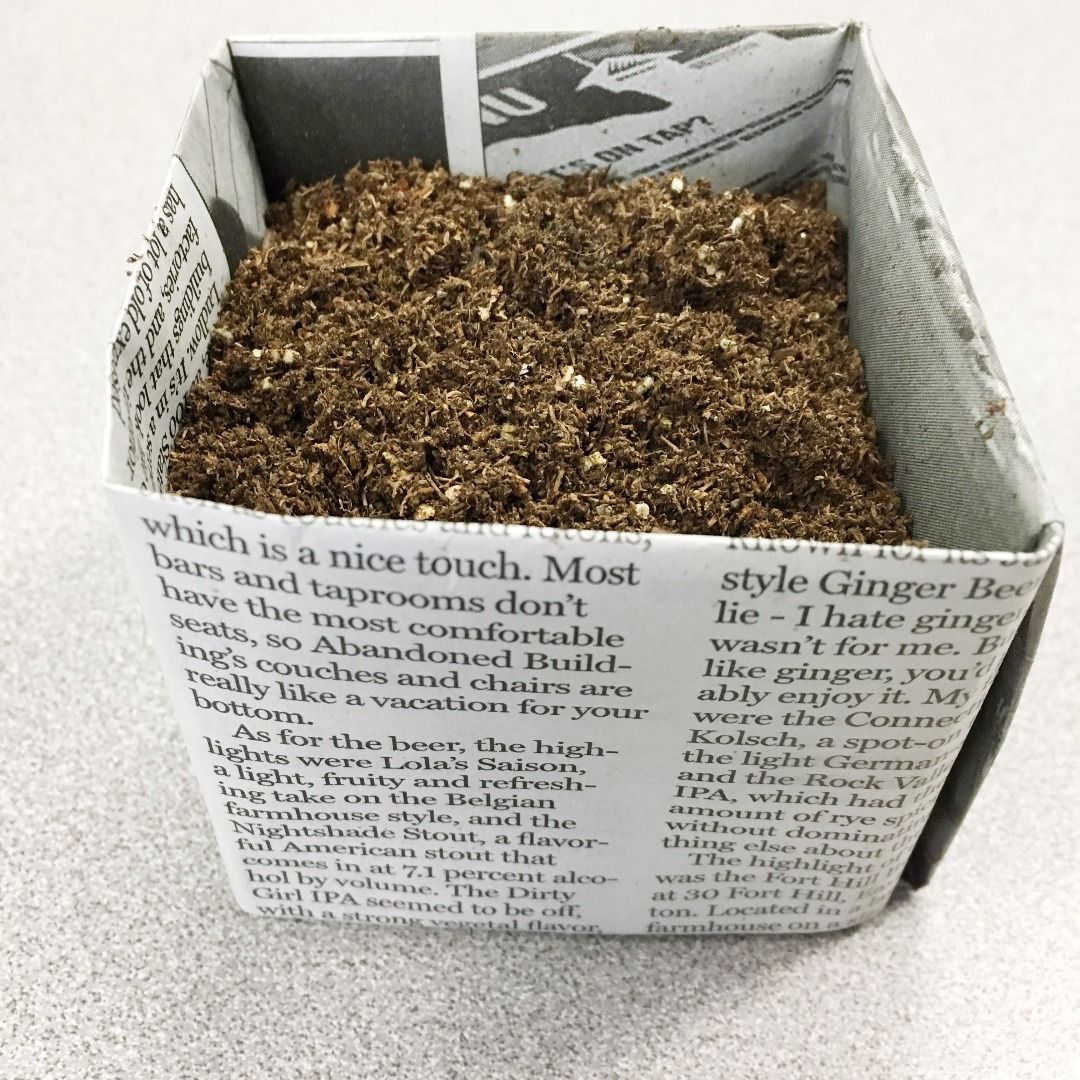 Biodegradable Newspaper Pots 7 Steps (with Pictures) Instructables