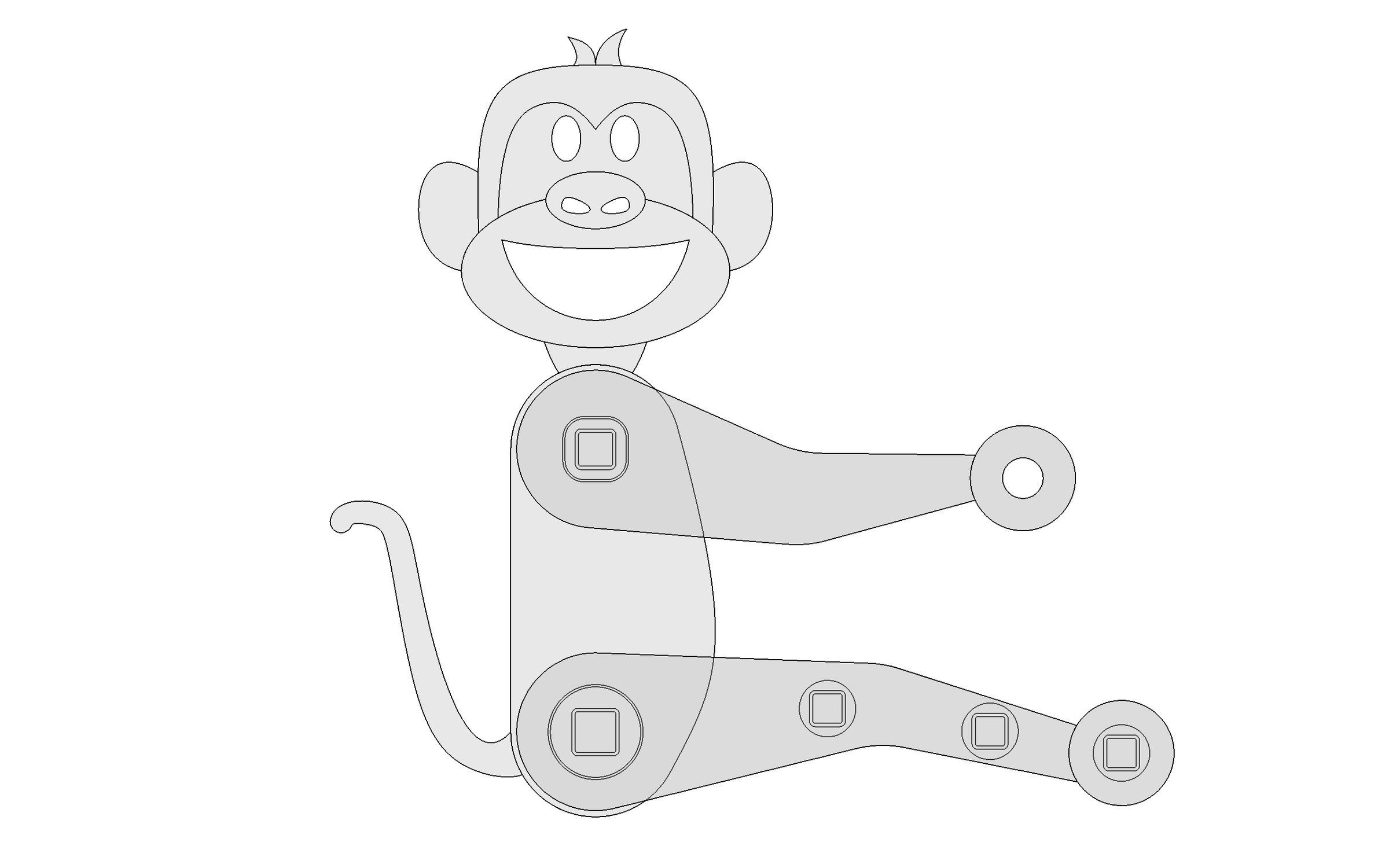 Climbing Monkeys (3D Printed Vintageinspired Toys) 10 Steps (with