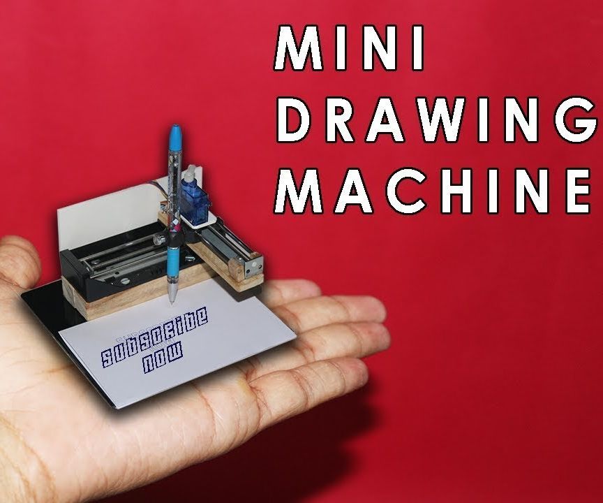 DIY guide for DIY MINI CNC DRAWING MACHINE with step-by-step instructions