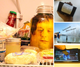 DIY guide for 140320 - Head In A Jar Prank, Business Card Printer, Homemade Glass Cleaner with step-by-step instructions