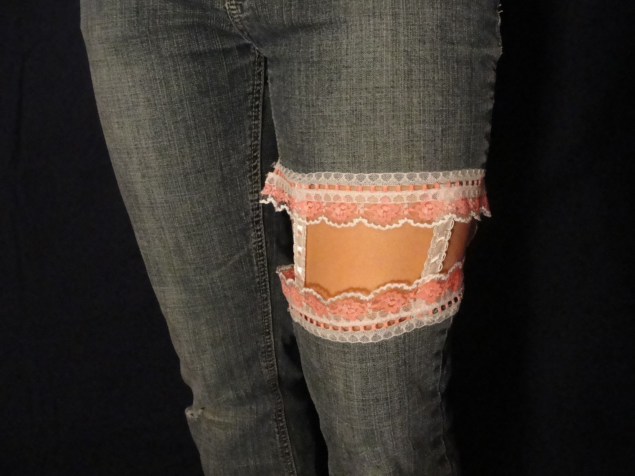 Colorful, Cut Jeans Modification