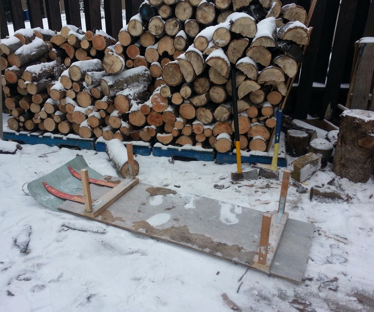 Firewood Sled 8 Steps (with Pictures) Instructables