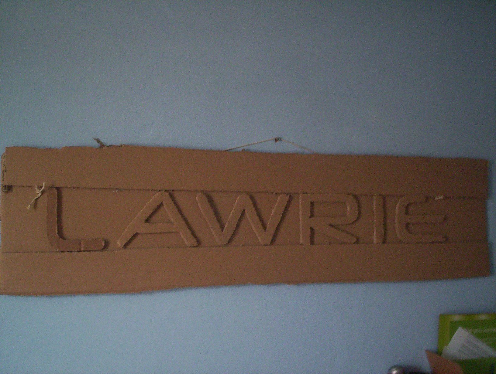 Make Signs Out of Cardboard! 11 Steps (with Pictures) Instructables