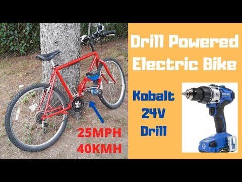 Drill Powered Electric Bike 3 Steps Instructables Drill Powered Electric Bike 3 Steps Instructables