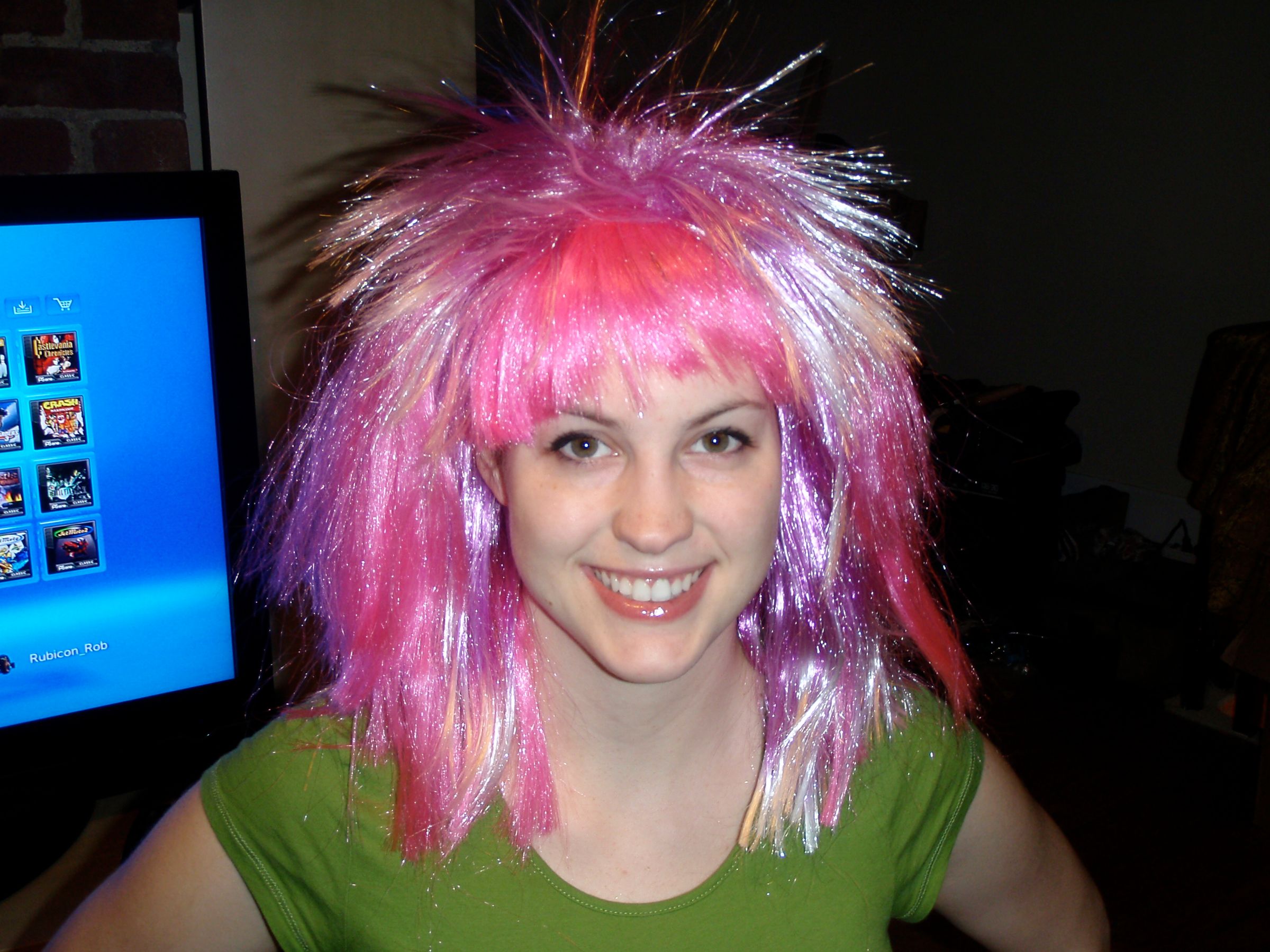 pink wig jem