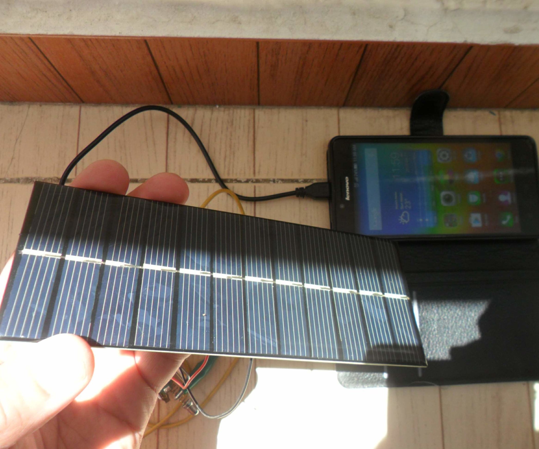 5 Minutes Solar Mobile Phone Charger 3 Steps Instructables