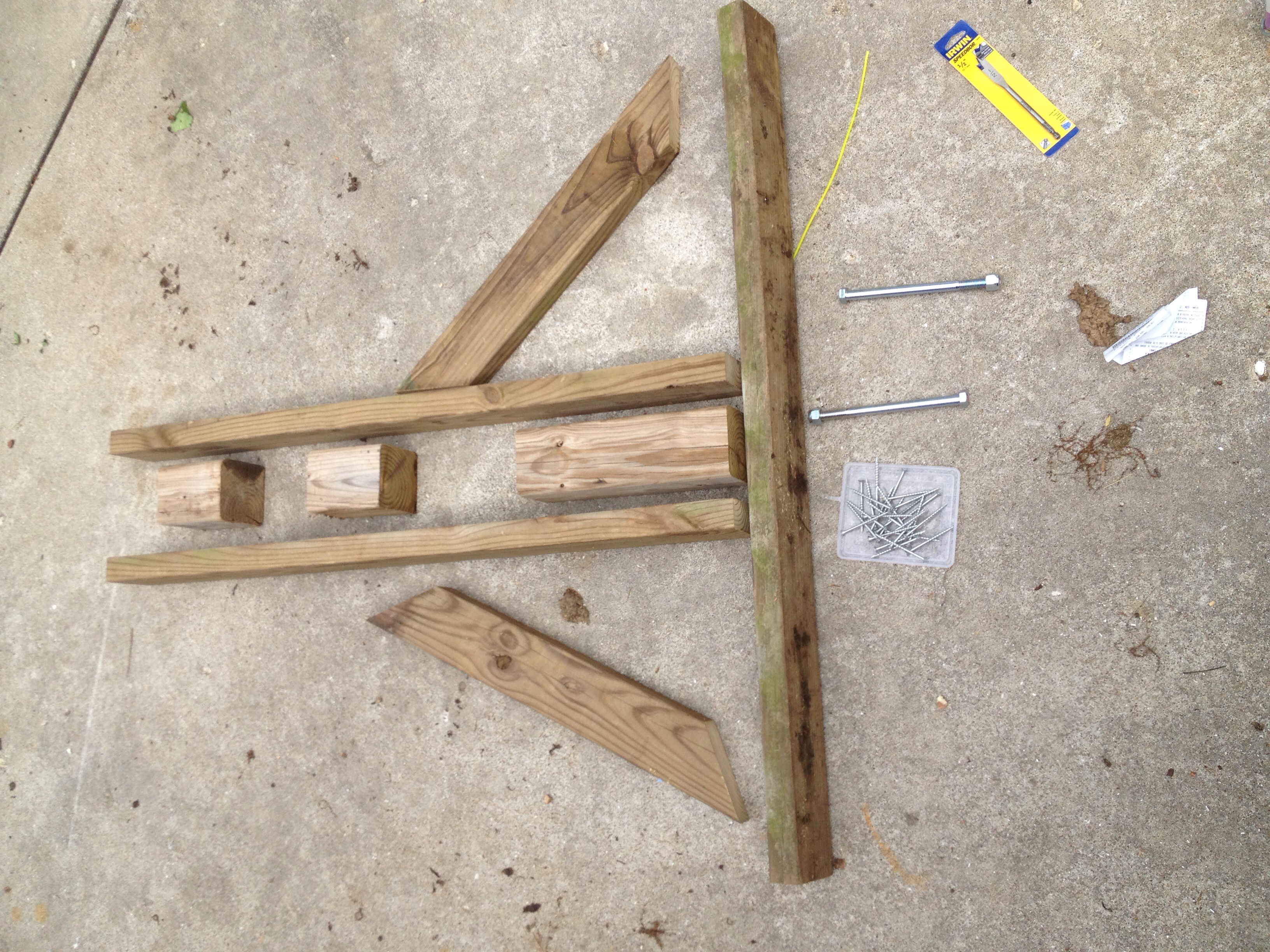 Slackline Without Trees How to Build an AFrame 9 Steps Instructables