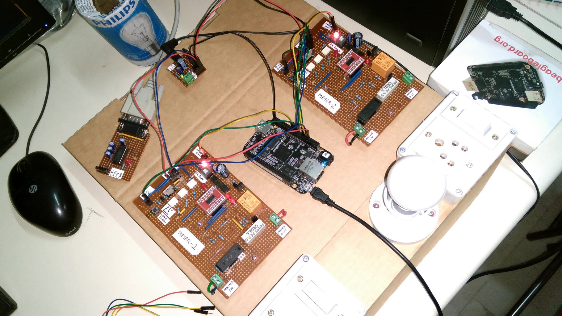 Smart Home Energy Monitoring & Management System : 10 Steps Circuit Diagram