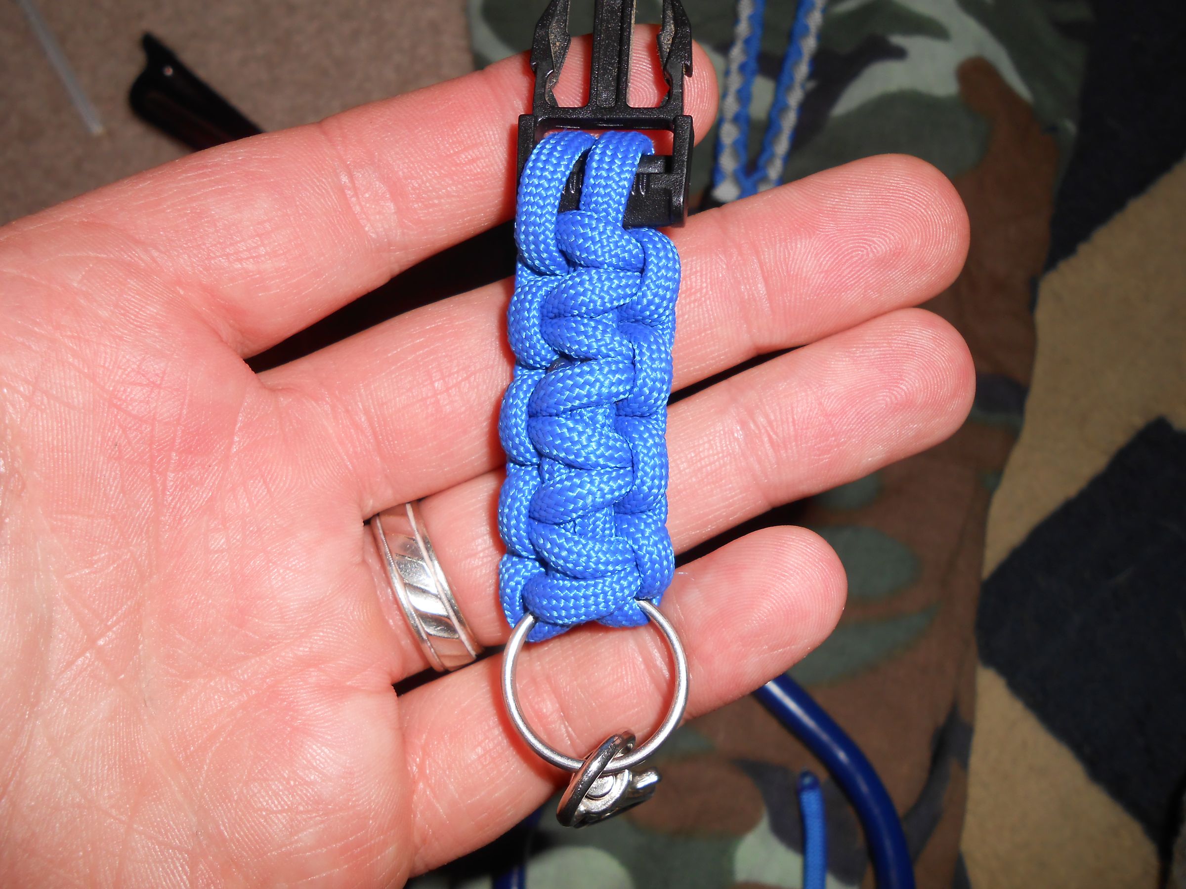 Break Away Paracord Lanyard With Side Release Buckle and Swivel Snap